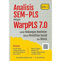 Analisis Sem-Pls Dengan Warppls 7.0 Untuk Hubungan Nonlinier Analisis Sem-Pls Dengan Warppls 7.0 Untuk Hubungan Nonlinier