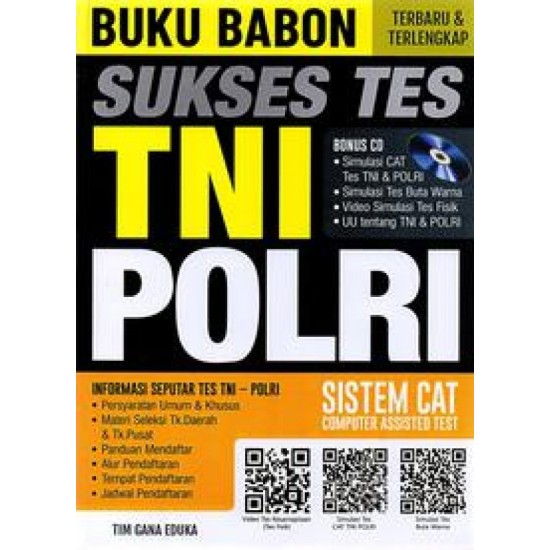 Buku Babon Sukses Tes Tni Polri Sistem Cat (Plus Cd)