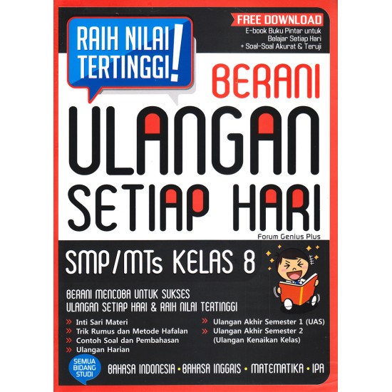 Raih Nilai Tertinggi! Berani Ulangan Setiap Hari SMP/MTs Kelas 8