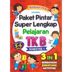 Paket Pintar Super Lengkap Pelajaran Tk B Semester 1 (Untuk Usia 5-6 Tahun) Paket Pintar Super Lengkap Pelajaran Tk B Semester 1 (Untuk Usia 5-6 Tahun)