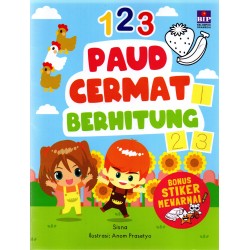 PAUD CERMAT BERHITUNG (BONUS STIKER MEWARNAI BIP) PAUD CERMAT BERHITUNG (BONUS STIKER MEWARNAI BIP)