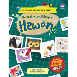 SERI PAUD CERDAS DAN KREATIF BERMAIN SAMBIL BELAJAR : HEWAN (BONUS STIKER MEWARNAI BIP) SERI PAUD CERDAS DAN KREATIF BERMAIN SAMBIL BELAJAR : HEWAN (BONUS STIKER MEWARNAI BIP)