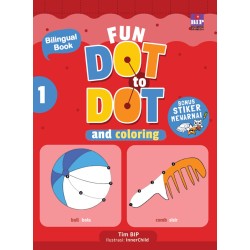 Buku Seri Fun Dot To Dot & Coloring 01 (Bonus Stiker MewarnaiI BIP) Buku Seri Fun Dot To Dot & Coloring 01 (Bonus Stiker MewarnaiI BIP)