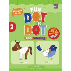 Buku Seri Fun Dot To Dot & Coloring 02 (Bonus Stiker MewarnaiI BIP) Buku Seri Fun Dot To Dot & Coloring 02 (Bonus Stiker MewarnaiI BIP)