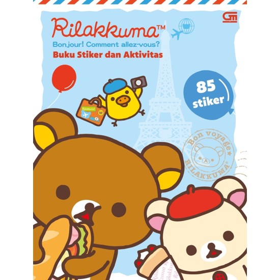 Rilakkuma Bonjour! Buku Stiker dan Aktivitas