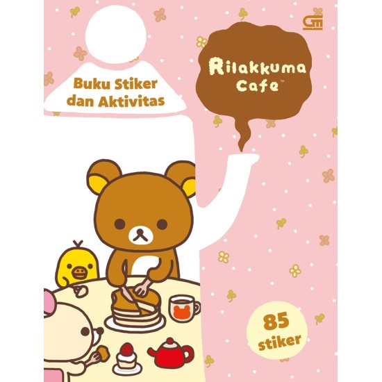 Rilakkuma Café Buku Stiker dan Aktivitas