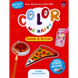 Buku Color Me Happy:  Food & Drinks Cover 2022 (BONUS STIKER MEWARNAI BIP) Buku Color Me Happy:  Food & Drinks Cover 2022 (BONUS STIKER MEWARNAI BIP)