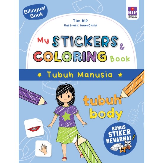 Buku My Stickers & Coloring Book 03: Tubuh Manusia