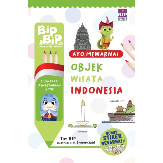 Buku Ayo, Mewarnai Objek Wisata Indonesia