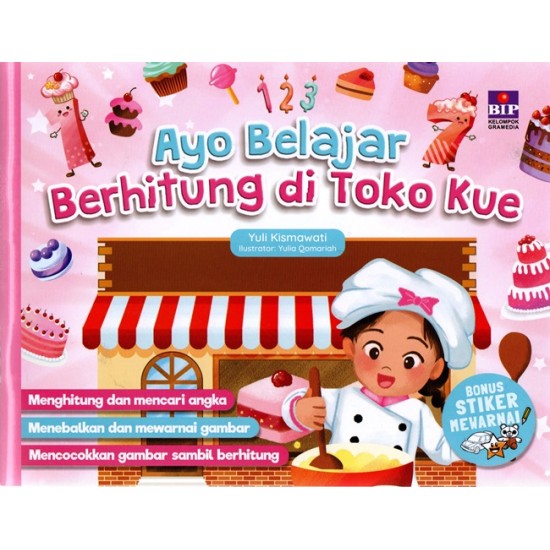 Buku Ayo Belajar Berhitung Di Toko Kue