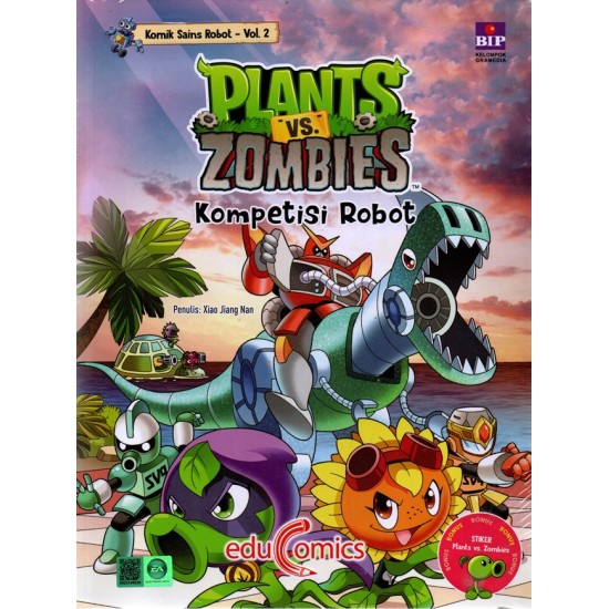 Educomics Plants vs Zombies Komik Sains Robot: Kompetisi Robot (2)