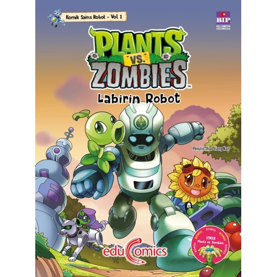 Educomics Plant vs Zombie Komik Sains Robot 1: Labirin Robot