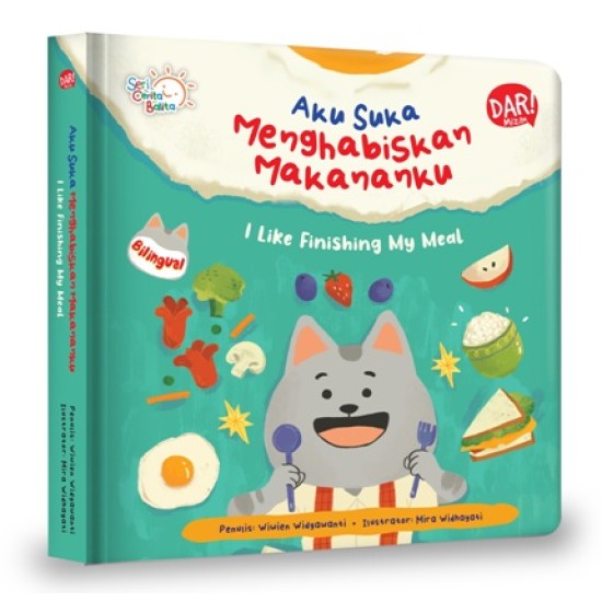 SCB: Aku Suka Menghabiskan Makananku: I Like Finishing My Meal (Boardbook Bilingual)