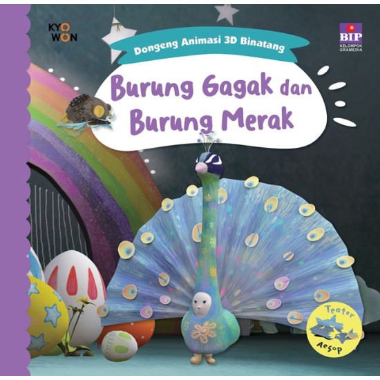 Seri Dongeng Animasi 3D Binatang: Burung Gagak dan Burung Merak