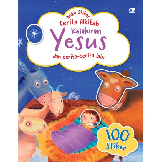 Buku Stiker Cerita Alkitab: Kelahiran Yesus dan cerita-cerita lain