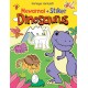 Mewarnai + Stiker: Dinosaurus