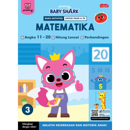 Pinkfong Baby Shark - Buku Aktivitas Matematika 3