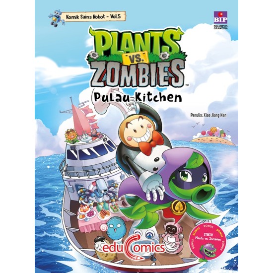 Educomics Plants vs Zombies Komik Sains Robot: Pulau Kitchen (5)