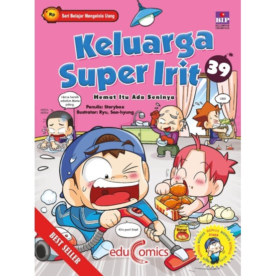 Educomics Keluarga Super Irit 39: Hemat Itu Ada Seninya