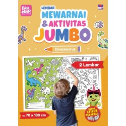 Lembar Mewarnai & Aktivitas Jumbo: Dinosaurus Lembar Mewarnai & Aktivitas Jumbo: Dinosaurus