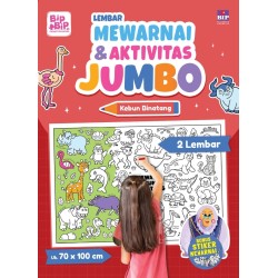 Lembar Mewarnai & Aktivitas Jumbo: Kebun Binatang Lembar Mewarnai & Aktivitas Jumbo: Kebun Binatang