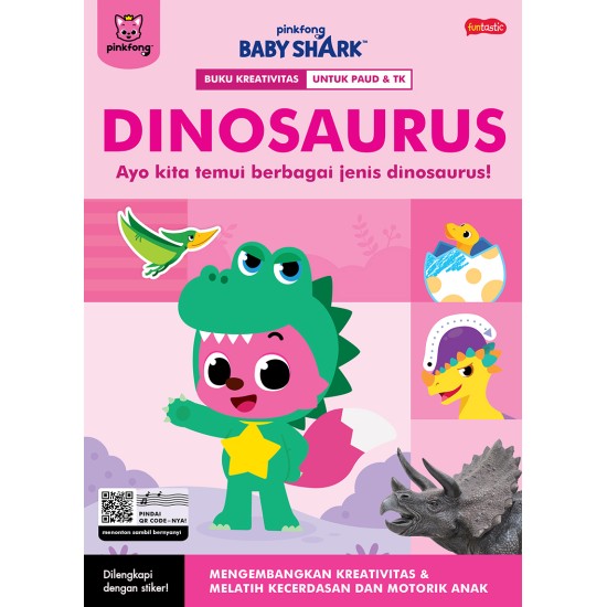 Pinkfong Baby Shark - Buku Kreativitas Dinosaurus
