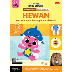 Pinkfong Baby Shark - Buku Kreativitas Hewan Pinkfong Baby Shark - Buku Kreativitas Hewan