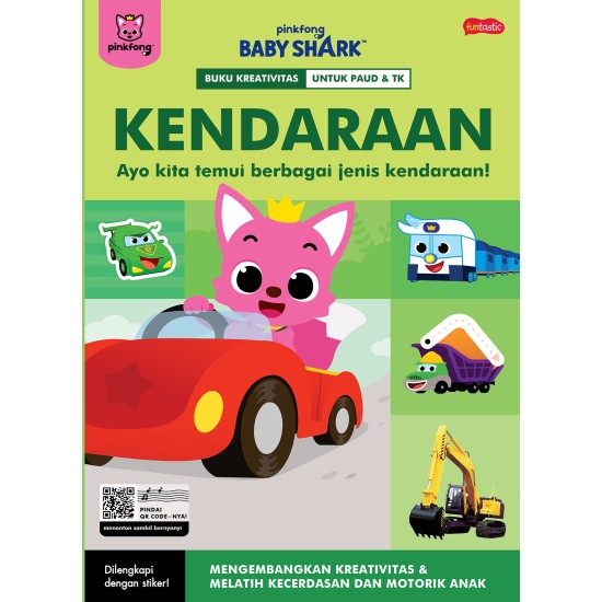Pinkfong Baby Shark - Buku Kreativitas Kendaraan