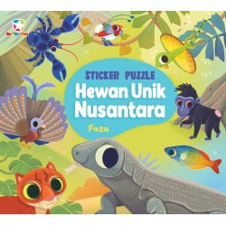Opredo Sticker Puzzle - Hewan Unik Nusantara Opredo Sticker Puzzle - Hewan Unik Nusantara