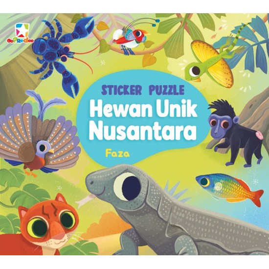 Opredo Sticker Puzzle - Hewan Unik Nusantara