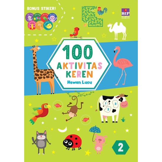 Buku 100 Aktivitas Keren: Hewan Lucu