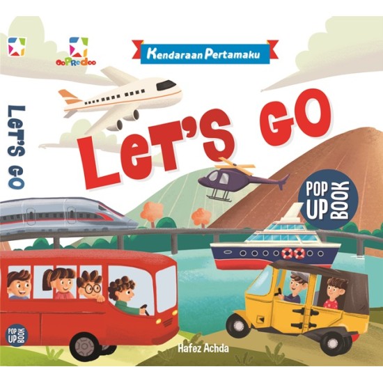 Opredo Pop up Book Seri Kendaraan pertamaku : Let`s Go