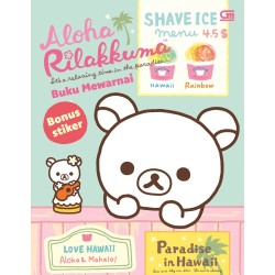 Rilakkuma Aloha - Buku Mewarnai Rilakkuma Aloha - Buku Mewarnai