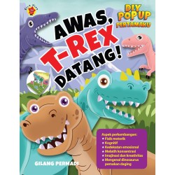 DIY Pop Up Pertamaku Awas, T-Rex Datang DIY Pop Up Pertamaku Awas, T-Rex Datang