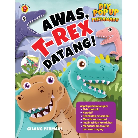 DIY Pop Up Pertamaku Awas, T-Rex Datang