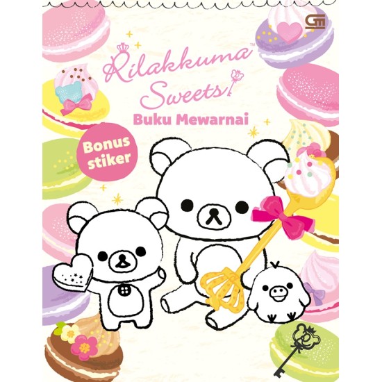 Rilakkuma Sweets: Buku Mewarnai