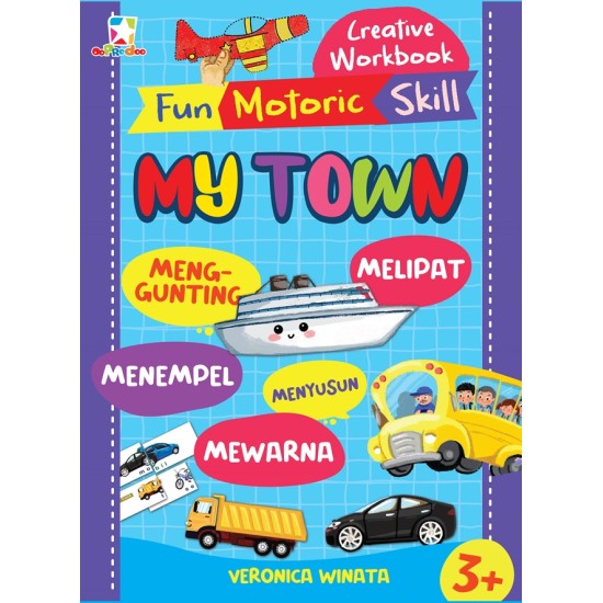 Opredo Creative Workbook Fun Motoric Skills - My Town