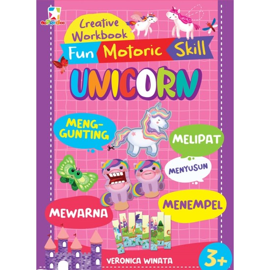 Opredo Creative Workbook Fun Motoric Skills - Unicorn