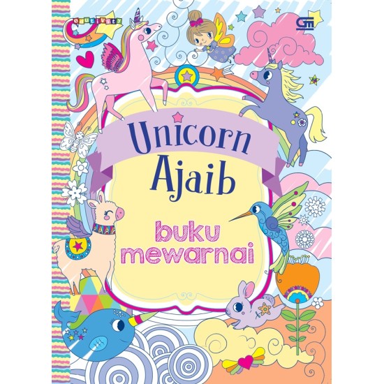 Unicorn Ajaib - Buku Mewarnai