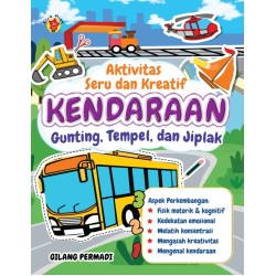 Aktivitas Seru dan Kreatif Kendaraan Gunting, Tempel dan Jiplak Aktivitas Seru dan Kreatif Kendaraan Gunting, Tempel dan Jiplak