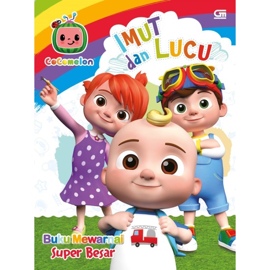 Cocomelon: Buku Mewarnai Super Besar Imut dan Lucu