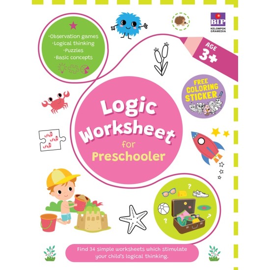 LOGIC WORKSHEET FOR PRESCHOOLER 3+