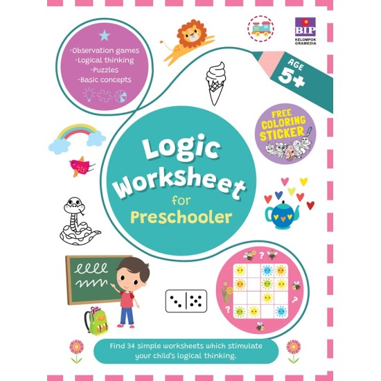 LOGIC WORKSHEET FOR PRESCHOOLER 5+