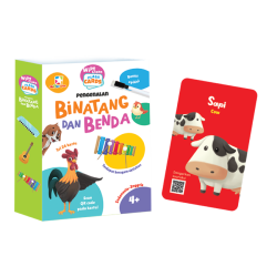 Opredo Wipe Clean Flash Cards: Pengenalan Binatang & Benda Opredo Wipe Clean Flash Cards: Pengenalan Binatang & Benda