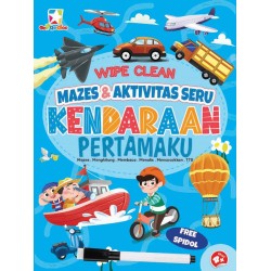 Opredo Wipe Clean Mazes & Aktivitas Seru - Kendaraan Pertamaku Opredo Wipe Clean Mazes & Aktivitas Seru - Kendaraan Pertamaku