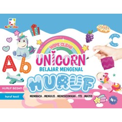 Opredo Wipe Clean Unicorn - Belajar Mengenal Huruf Opredo Wipe Clean Unicorn - Belajar Mengenal Huruf