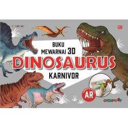 Buku Mewarnai 3D: Dinosaurus: Karnivor Buku Mewarnai 3D: Dinosaurus: Karnivor