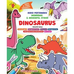 Buku Pertamaku Mewarnai & Menempel Stiker Dinosaurus Buku Pertamaku Mewarnai & Menempel Stiker Dinosaurus
