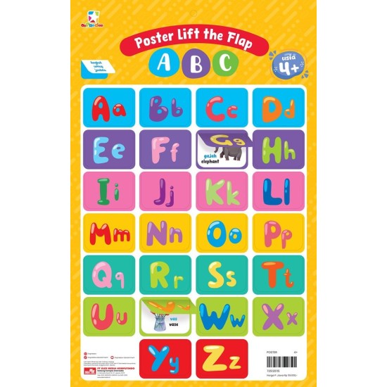 Poster lift the flap ABC