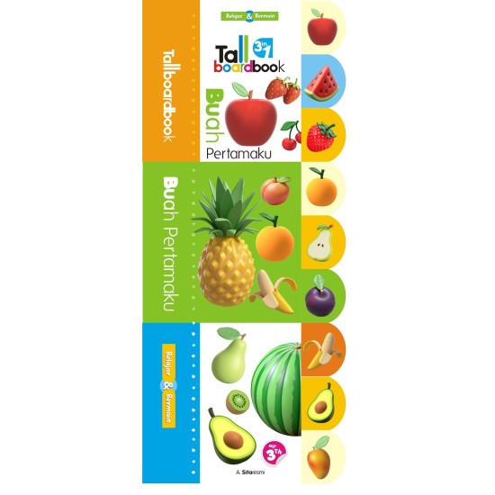 Opredo Tall Board Book Belajar dan Bermain : Buah Pertamaku